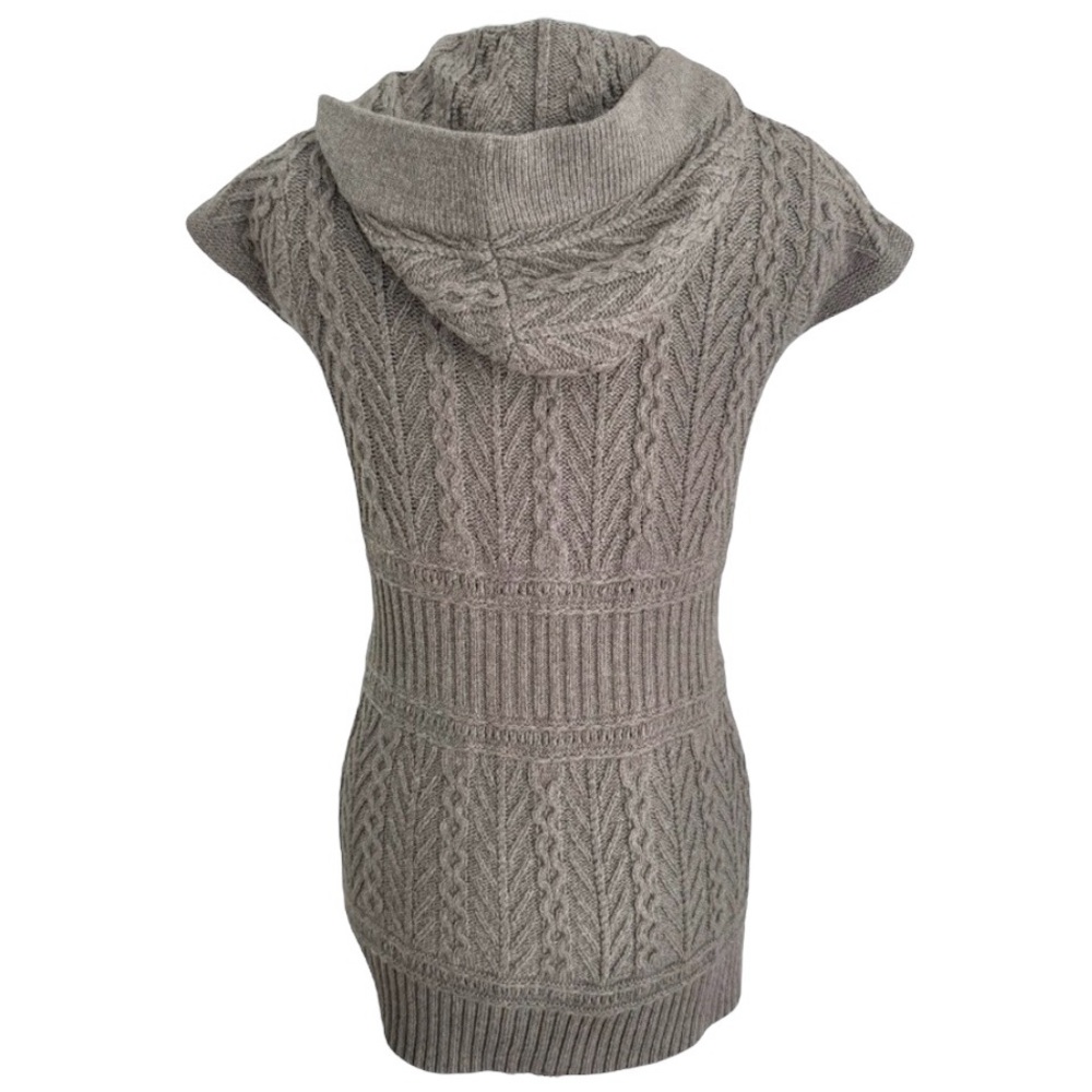 Fossil Hooded Cardigan Drop Waist - Picture 3 of 7